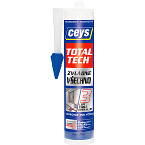 Ceys Total Tech universal glue and sealant, transparent, 290 ml