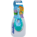 Jordan Step by Step Soft Toothbrush for Children with Teething Ring, Age 0-2 years, 1 pc