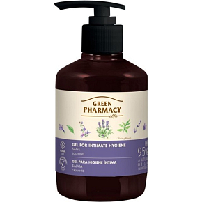 GREEN PHARMACY INTIMATE GEL WITH SAGE AND ALANTOIN 370 ML 6748 GREEN PHARMACY INTIMATE GEL WITH SAGE AND ALANTOIN 370 ML 6748
