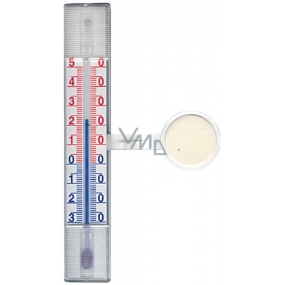 Schneider Window Thermometer Flat, Plastic, Self-adhesive, 140 x 25 mm