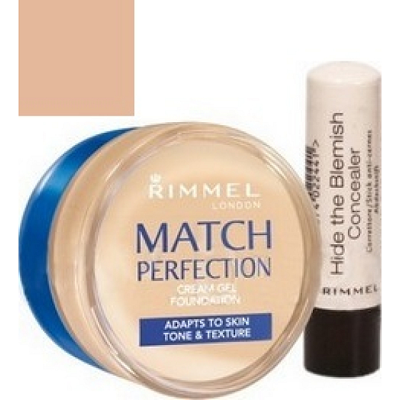 Rimmel London Match Perfection Cream 103 103 ml + concealer 4.5 g