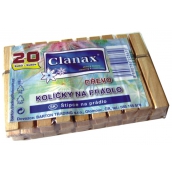 Clanax Wooden clothes pegs 20 pieces