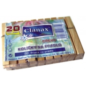 Clanax Wooden Clothespins 20 pieces