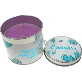 Nekupto Lavender scented gift candle From friendship 18 g
