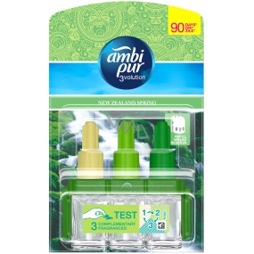 Ambi Pur 3 Volution New Zealand Spring electric air freshener refill 3 x 20 ml