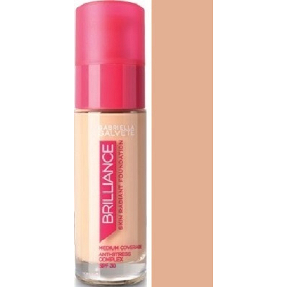 Gabriella Salvete Brilliance Foundation makeup 102 Beige 30 ml