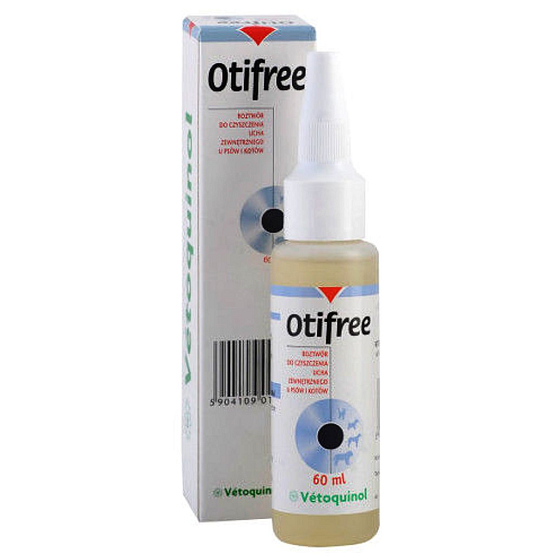 Vétoquinol Otifree gtt ear and cat cleanser intensively dissolve earwax and dirt 60 ml