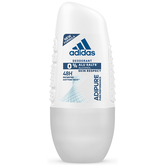 Adidas Adipure roll-on ball deodorant without aluminum salts for women 50 ml