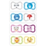 I have an Air silicone orthodontic pacifier 6+ months, various patterns and colors, 1 piece.