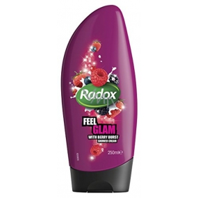 Radox Feel Glam with berry burst shower gel 250 ml