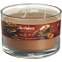 Bolsius Aromatic Plum & Almond Pie - Plum Almond Pie3 wicks scented candle in glass 70 x 106 mm 685 g, burning time 83 hours