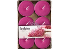 Bolsius Aromatic Maxi Lilac Blossom s vůní šeříku vonné čajové svíčky 6 kusů