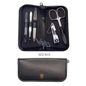 Kellermann 3 Swords Luxury manicure 5 pieces Articial Leather made of high quality artificial leather 5212 FN BL