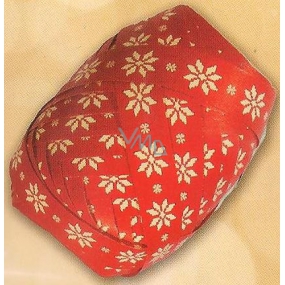 Nekupto Ball Luxury red with white flakes 1 cm x 10 m