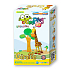 Jumping Clay Savana - Giraffe self-drying modeling clay 56 g + paper model + plastic make-up 5+