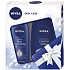 Nivea Body Milk nourishing body lotion for very dry skin 200 ml + Creme cream shower gel 250 ml, cosmetic set