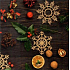 Nekupto Christmas Gift Card snowflake 6.5 x 6.5 cm 6 pieces