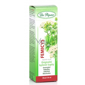 Dr. Popov Femicys original herbal drops for the health of female genital organs 50 ml