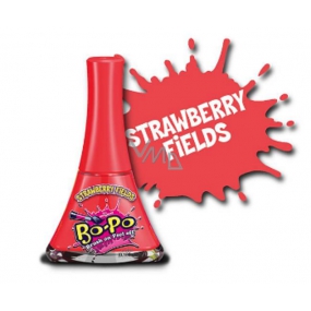 Bo-Po Peeling nail polish red with the scent of Strawberry Fields for children 5.5 ml