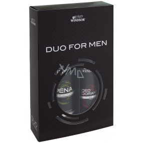 Alpa Windsor Duo For Men shaving foam for men 200 ml + deodorant spray for men 150 ml, cosmetic set