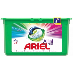 Ariel 3in1 Color gel capsules for colored laundry protect and enliven the colors of 35 pieces 945 g