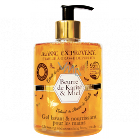 Jeanne en Provence Shea butter and honey washing gel hand dispenser 500 ml