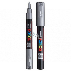Posca Universal acrylic marker 0.7 - 1 mm Silver PC-1M