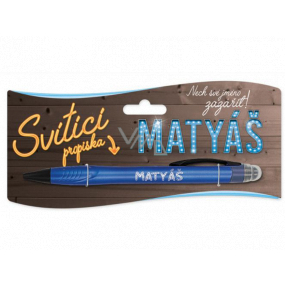 Nekupto Glowing pen named Matyáš, touch tool controller 15 cm