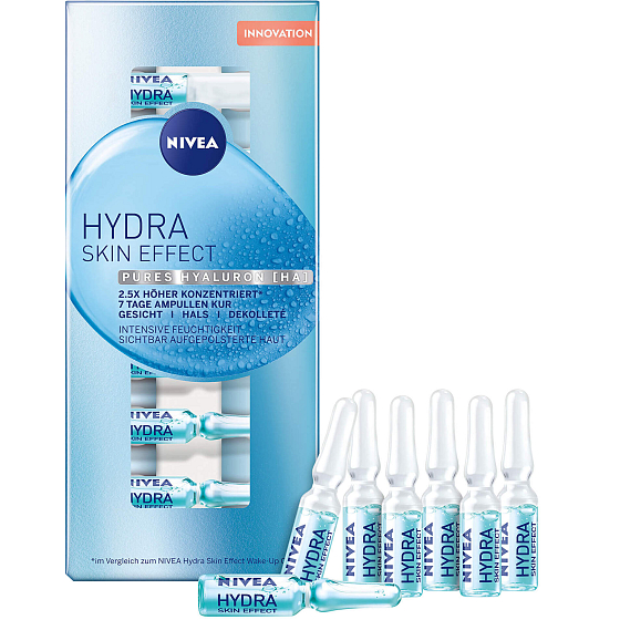 Nivea Hydra Skin Effect Intensive Hydration 7-Day Treatment with Hyaluronic Acid 7 x 1 ml