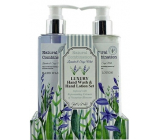 Salsa Collection Lavender, sage and mint shower gel 240 ml + body lotion 240 ml, cosmetic set