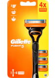 Gillette Fusion5 shaver + replacement heads 4 pieces, for men