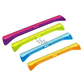 Y-Plus+ Handle combination plastic ruler 30 cm 1 piece different colours