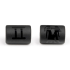 Onyx Gemini zodiac sign, natural stone bracelet pendant, 10 mm 1 piece, life force stone