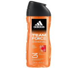 Adidas Team Force 3in1 shower gel for body, hair and skin for men 250 ml