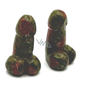 Unakite Penis for happiness, natural stone for building about 3 cm, stone of personal growth and visions