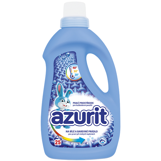 Azurit Universal liquid detergent for white and coloured clothes for low temperature washing 25 doses 1000 ml