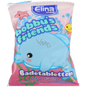 Elina Honey Bobbys Friends Dolphin effervescent bath tablet 40 g
