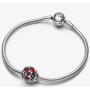 Sterling silver 925 Marvel Spiderman over the city, bracelet bead