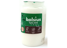 Bolsius oil composite candle white, burning time 50 hours 59 x 94 mm