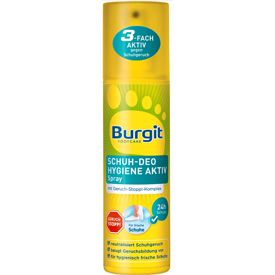 Burgit Footcare Hygiene Active shoe deodorant spray 175 ml