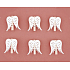 Wooden wings white on peg 6 cm 6 pieces