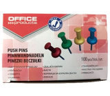 Office Products plastic thumbtacks 100 pieces