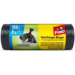 FINO Economy Trash Bags 35 l / 30 pcs