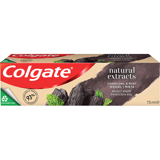 Colgate Toothpaste Natural Extracts Charcoal, 75 ml
