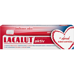 Lacalut Aktiv toothpaste + toothbrush, 75 ml
