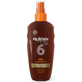 Nubian OF6 Suntan oil low protection spray 150 ml