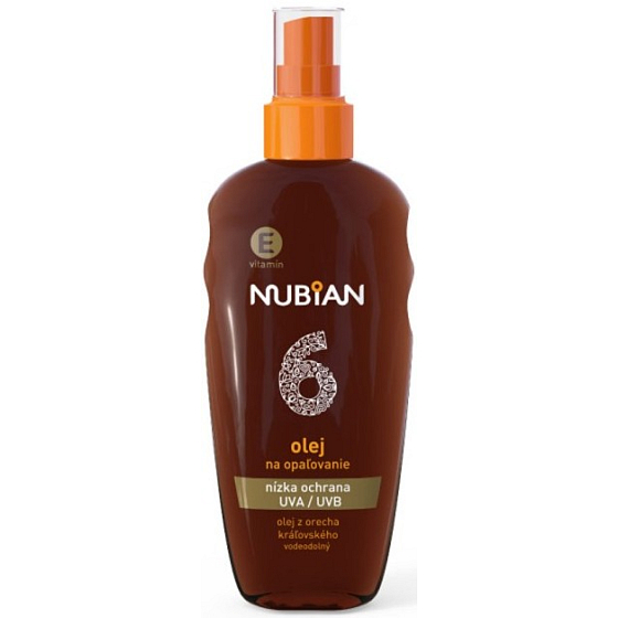 Nubian OF6 Suntan oil low protection spray 150 ml