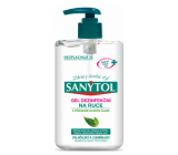 Sanytol Disinfection disinfectant hand gel with Green Tea, destroys viruses and bacteria with a 250 ml dispenser