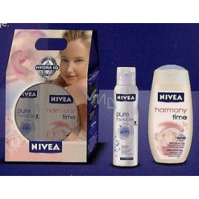 Nivea Harmony Time shower gel 250 ml + antiperspirant spray 250 ml, cosmetic set for women