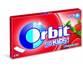 Wrigleys Orbit Kids Strawberry chewing gum without sugar slices 14 pieces 27 g